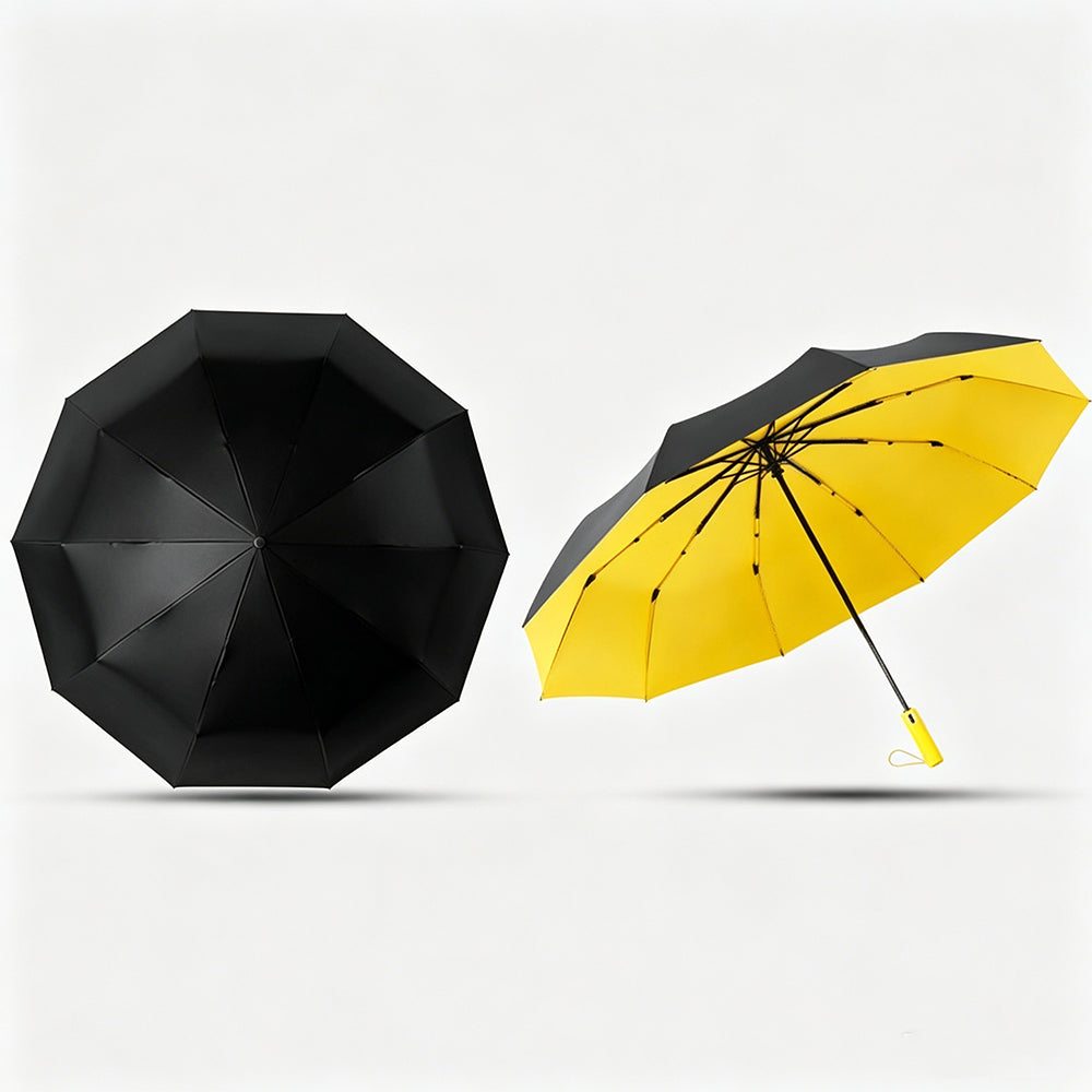 Large Automatic Umbrella Portable Windproof Folding Umbrella for Travel Outdoor