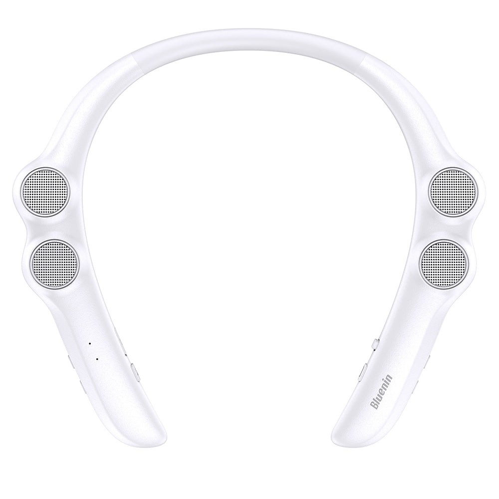 Neckband Bluetooth Speaker Wireless Wearable Speaker with 3D Stereo Sound and Mic