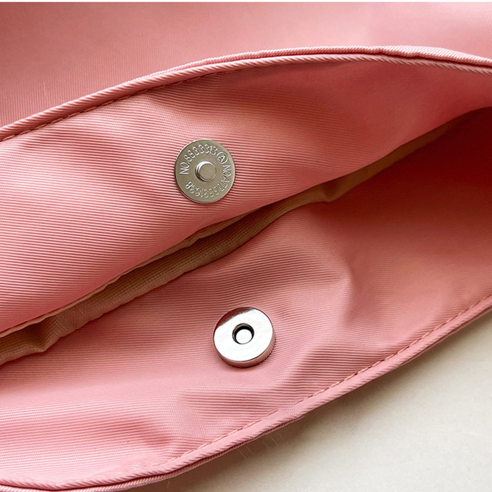 Nylon Bucket Bag Casual Lightweight Handbag Shoulder Tote for Women