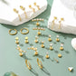 12 Pairs Women Earrings Studs and Hoops Set Fashion Cartilage Stackable Jewelry
