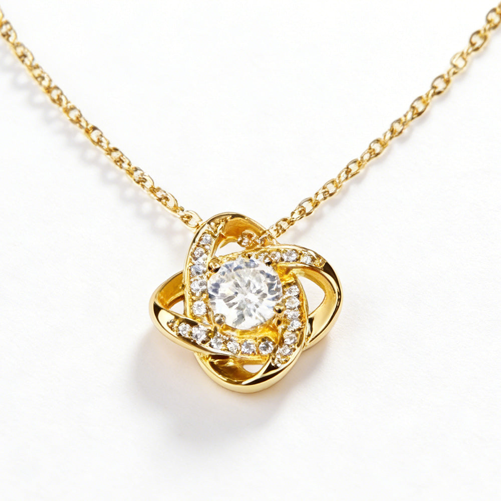 Eternal Preserved Rose Gift Box With Elegant Necklace for Mom Girlfriend Wife