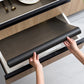 Thick EVA Drawer Liner 30x300cm with Slip Resistant Dots and Heat Resistance-Black