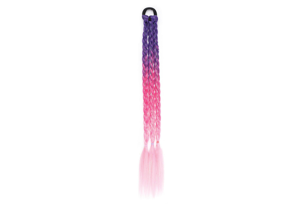 2Pcs 45cm Three-Strand Braiding Hair for Wigs and Hair Extensions