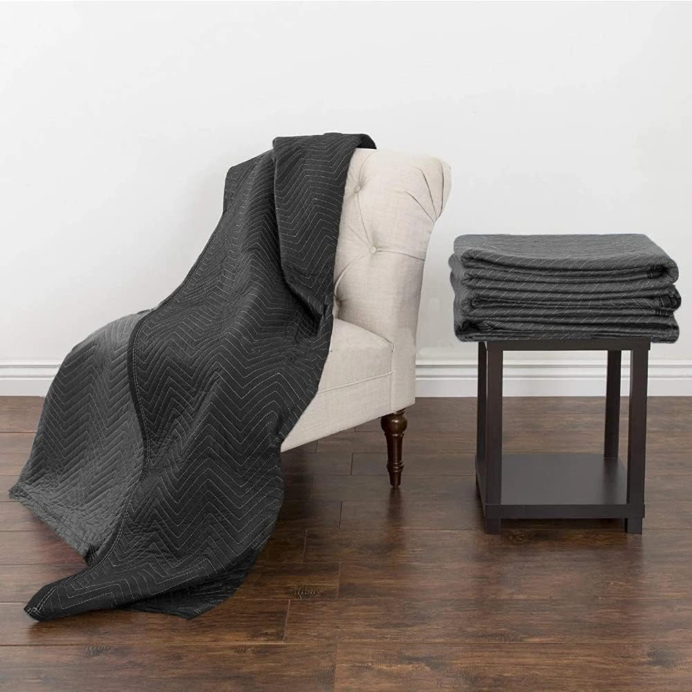 Moving Packing Blankets Heavy Duty Moving Pads for Shipping Protecting Furniture
