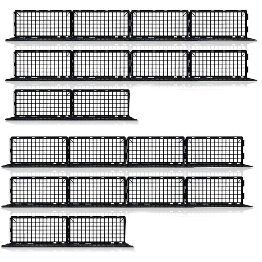 20Pcs Under Bed Blocking Fence Detachable Fruit Basket