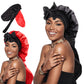 Double Layer Reversible Silk Bonnet Long Bonnet Satin Hair Silk Bonnet For Sleeping