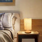 Small Bedside Night Table Lamp For Bedroom Minimalist Nightstand Lamp With Round Shade