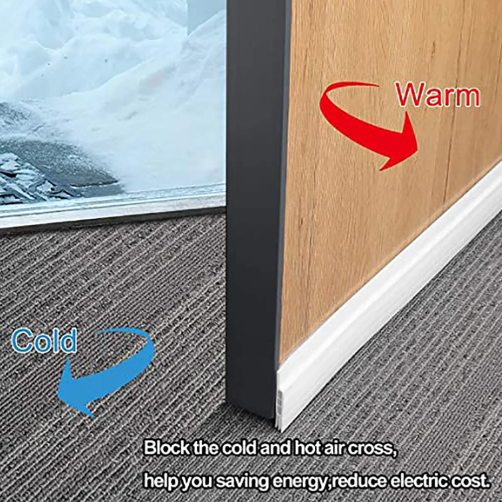 3 Self-adhesive Silicone Door Draft Seal Strip