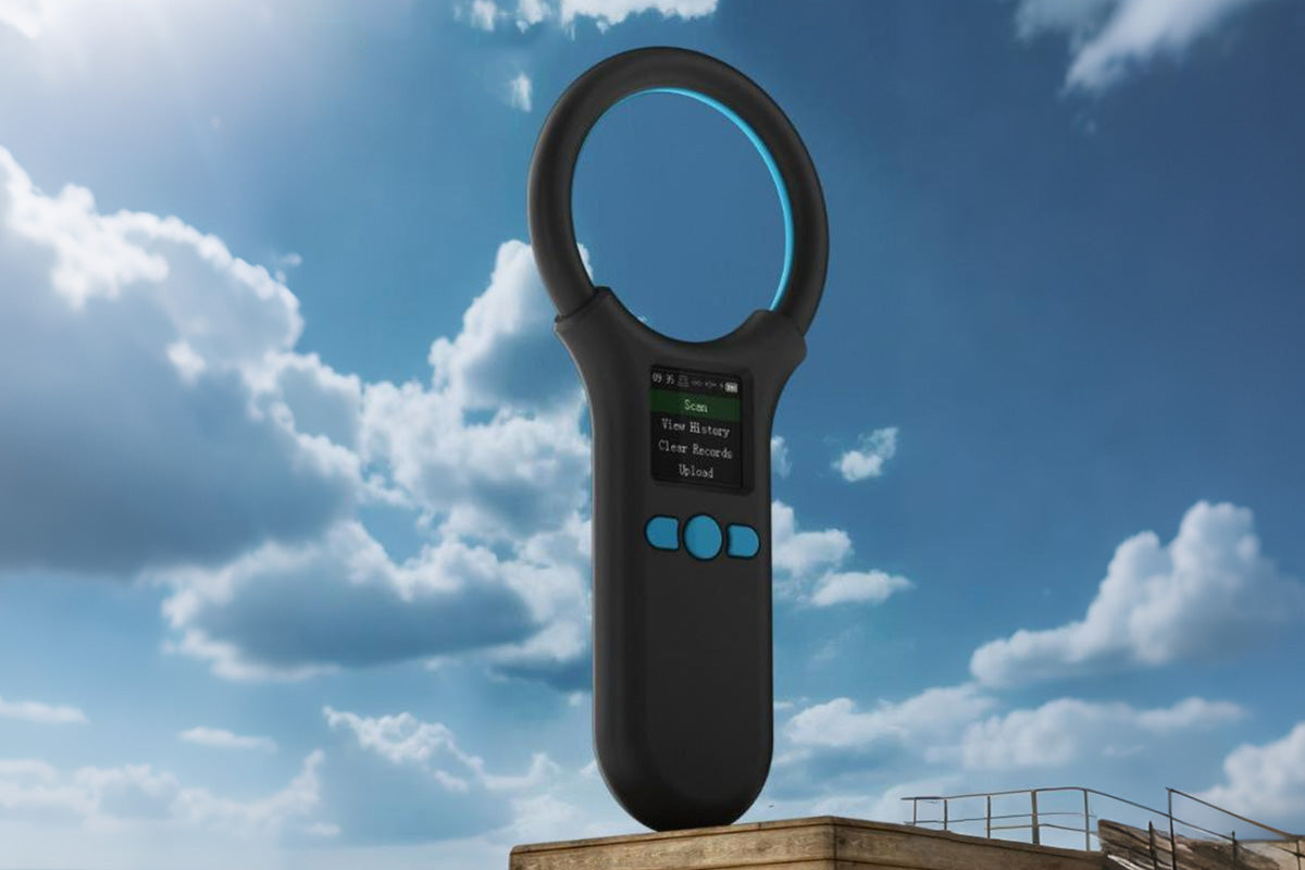 Pet Microchip Reader 134.2KHz/125KHz Dog Chip Scanner Animal ID Tag Scanner