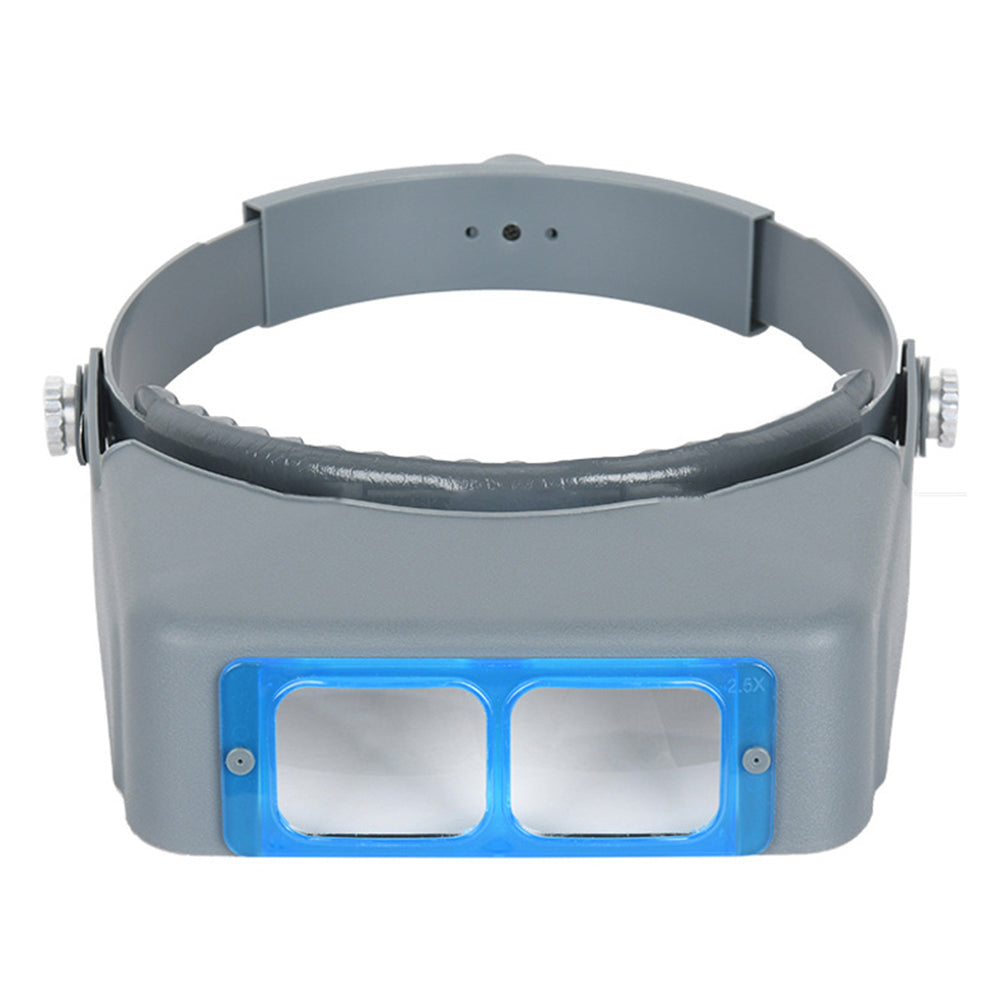 Head Wearing Magnifying Glass Optical Head Band with 4 Lens Eye Loupe