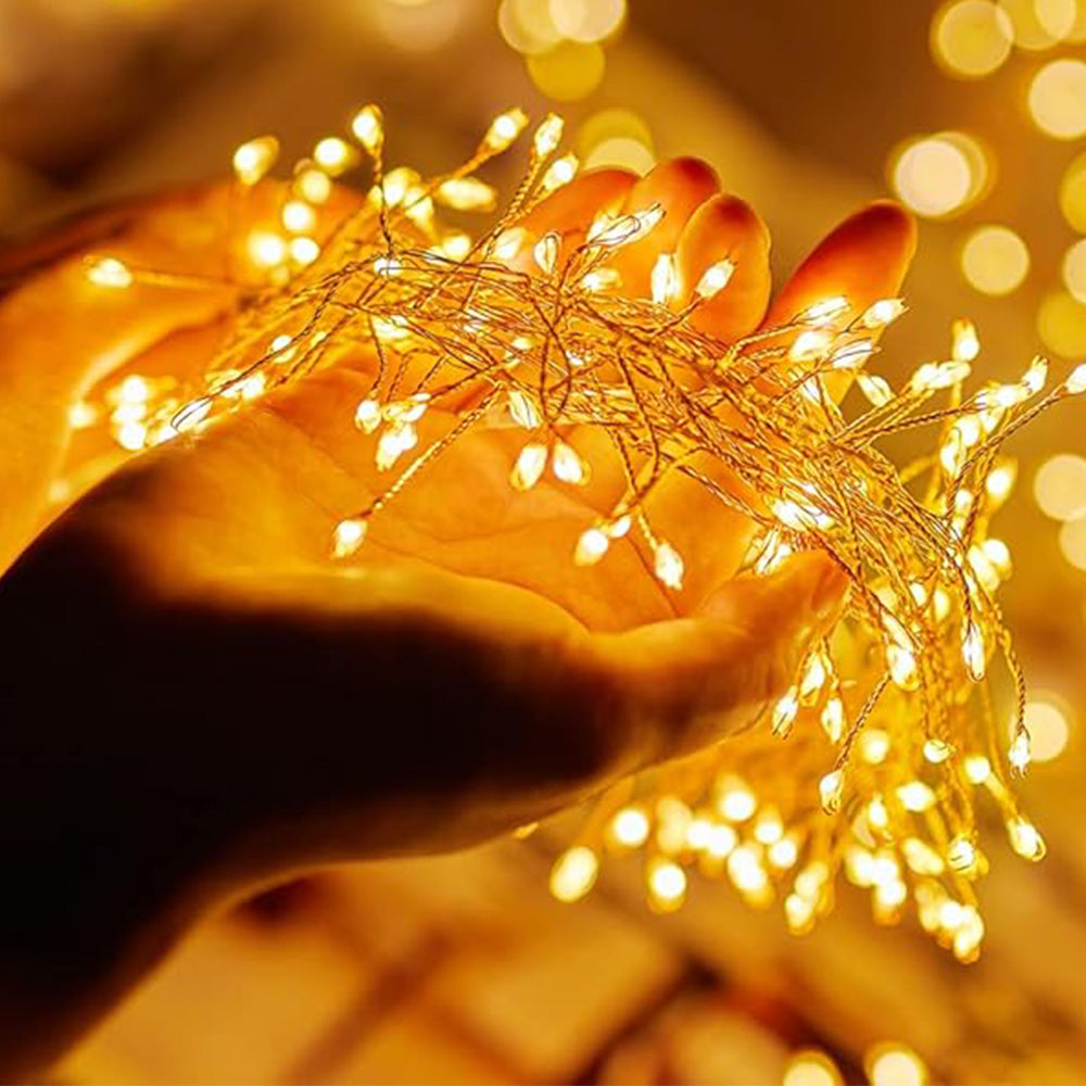 Solar String Lights Outdoor Waterproof Fairy Lights for Patio Balcony-Style 1
