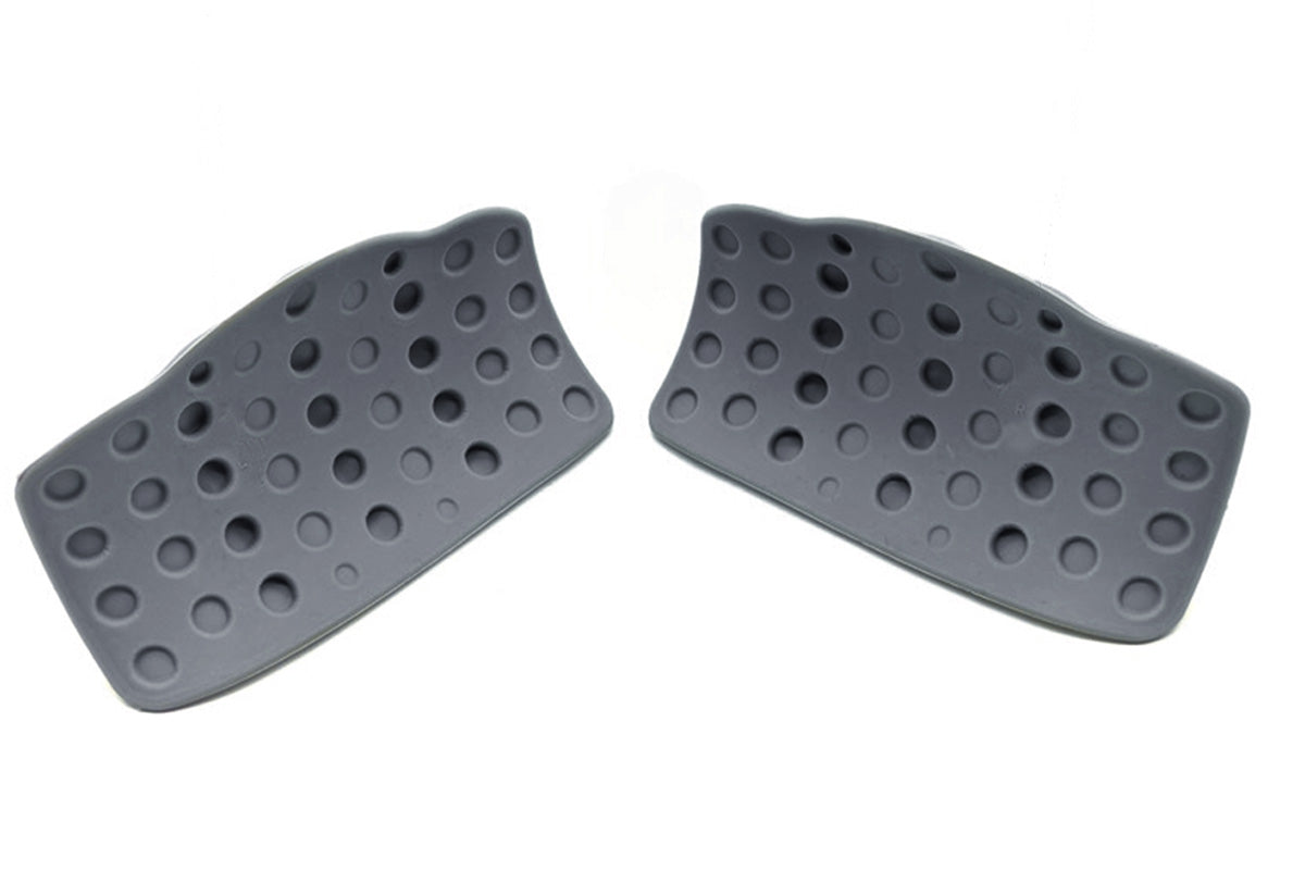 Anti-Slip Workout Grips Ergonomic Silicone Hand Guard Grips for Palm Protection-Black
