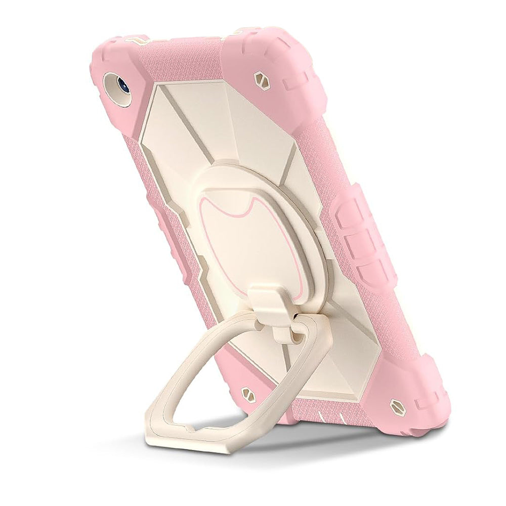 360 Degree Case for Samsung Galaxy Tab A11 Plus A9 Plus with Shoulder Strap-Pink