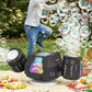 Rechargeable Bubble Machine with RGB Lights for Parties Weddings Events