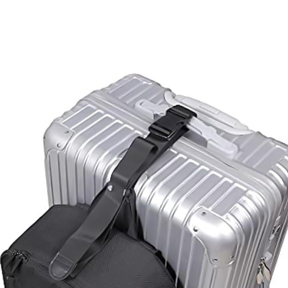 2Pcs Adjustable Luggage Straps Set T-Shaped and Add-a-Bag Strap for Connecting 3 Suitcases