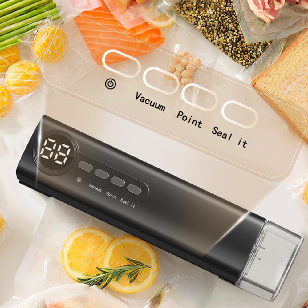 62kPa Strong Suction Wireless Portable Vacuum Sealer for Dry and Wet Food