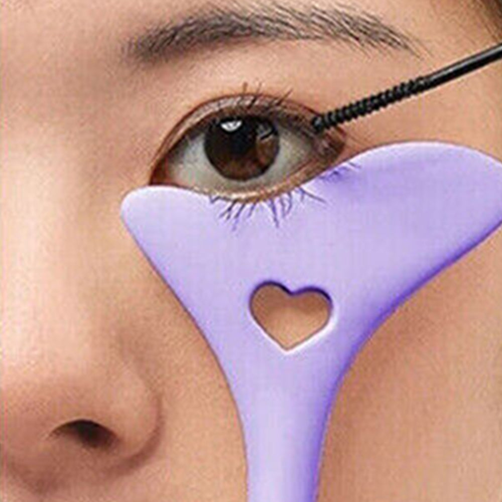2Pcs Silicone Eye Liner Aid Washable Makeup Accessories