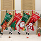 4Pcs Christmas Stocking Goodies Sock Xmas Wall Tree Party Hanging Candy Bag Decoration