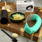 Stainless Steel Garlic Peeler and Squeezer Kitchen Tool Kit