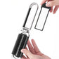 2Pcs Folding Hair Brush with Detachable Makeup Mirror Portable for Travel Student Office