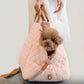 Soft Fluffy Car Seat Booster for Pet Travel Carrier Bed with Long Strap