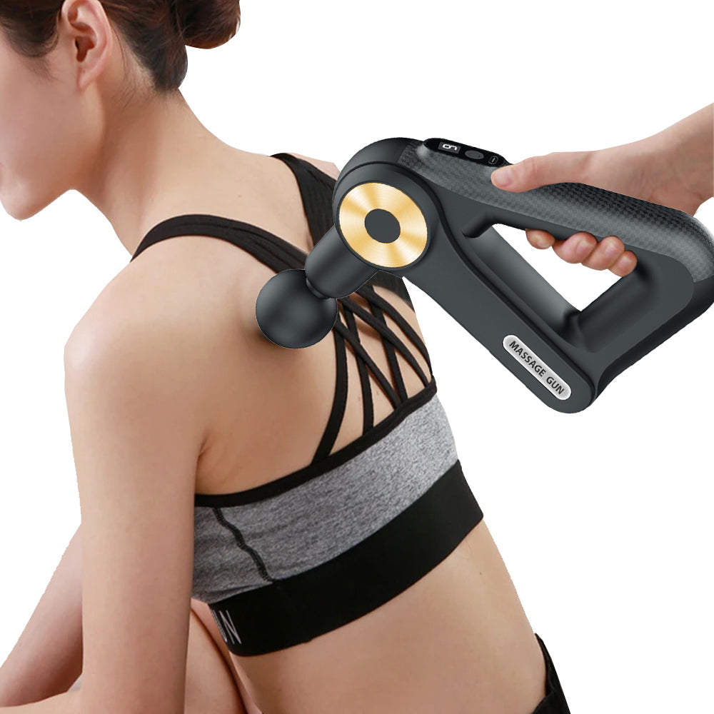 Handheld Muscle Massage Gun with 9 Massage Heads