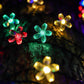 Outdoor Solar String Flower Lights Fairy Lights for Garden and Christmas Decoration