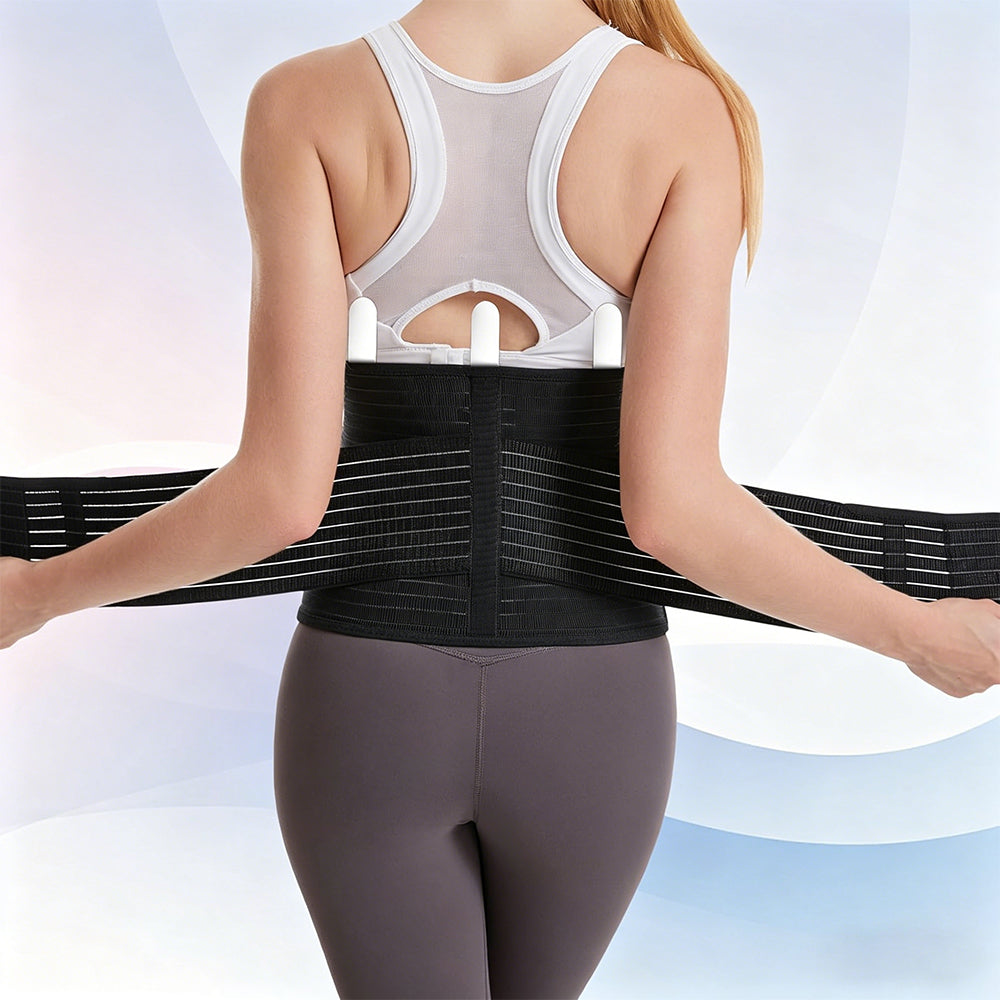 Bamboo Charcoal Fiber Belly Band Adjustable Waist Support for Daily Use