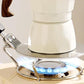 150ML Stovetop Espresso Coffee Moka Pot with 13cm Induction Adapter Plate for Moka Pot
