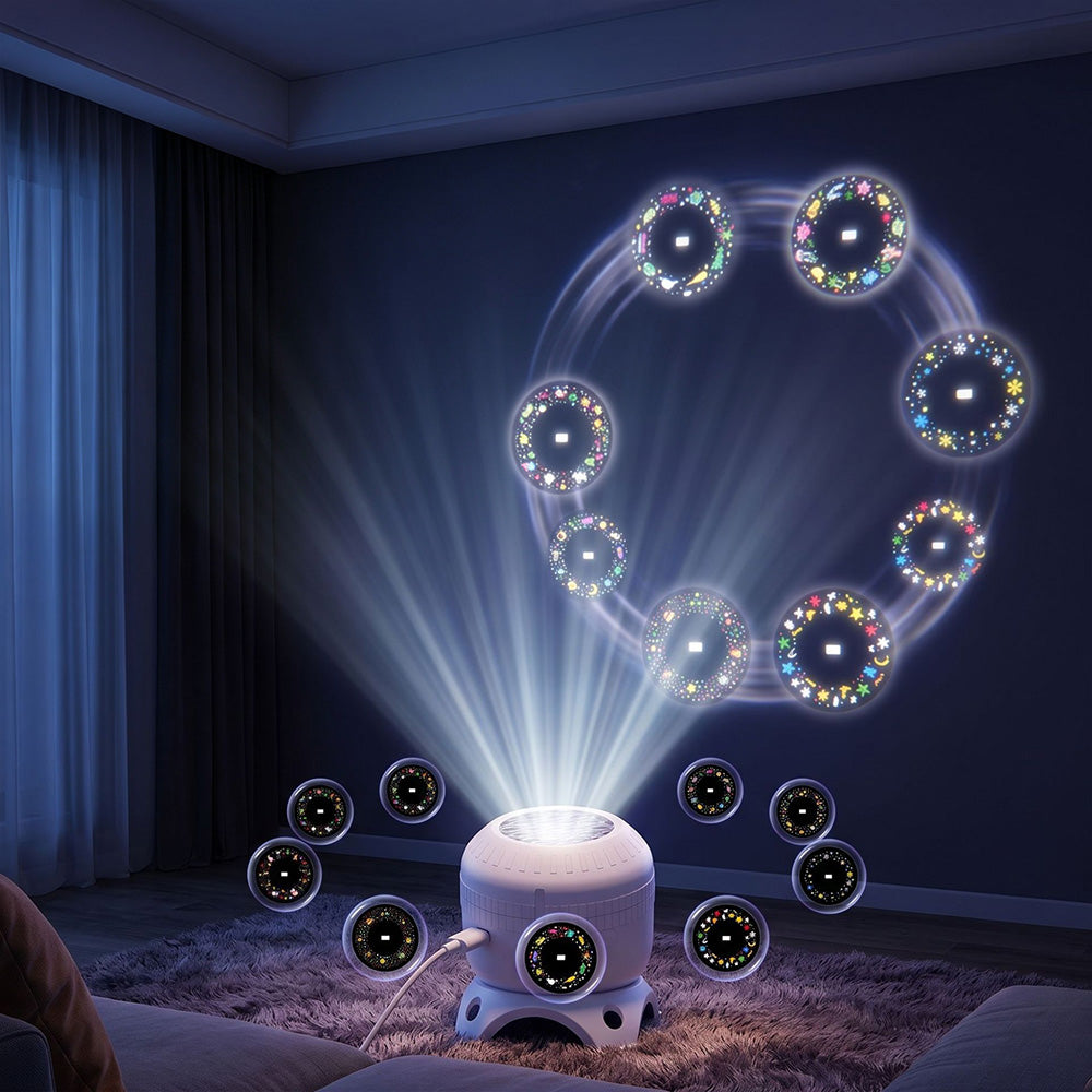 Christmas Projector Lights with 8 Pattern Festival Decoration Projector for Bedroom Living Room Car