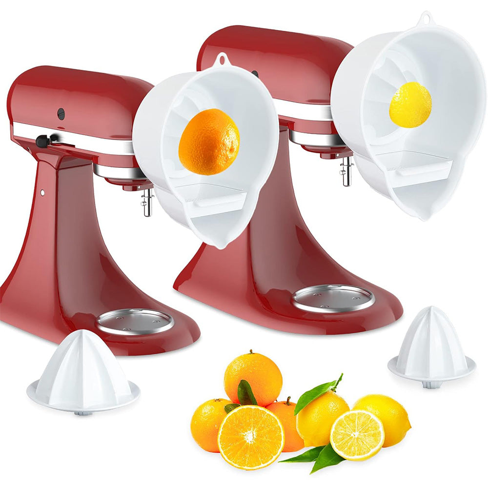 Compatible Slicer Shredder and Juicer Attachments Set for KitchenAid Stand Mixers