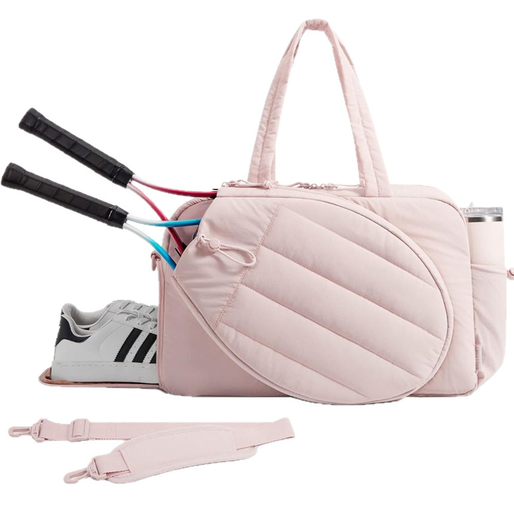 Womens Tennis Gym Bag Sports Tote Fits Two Rackets with Shoe Compartment