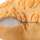 Fall Pillow Covers Halloween Pumpkins Faux Fur Pillowcase for Chair Sofa-Brown