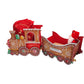 Santa Gift Train Christmas Cardboard Gift Box Present Holder Home Decoration