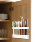 Straw Holder for Cabinet Door Reusable Straw Storage for Kitchen Cupboard