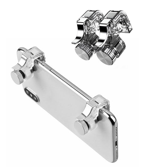 2PCS Metal Button Smart Phone Game Trigger Shooter Gamepad Joysticks For PUGB Controller