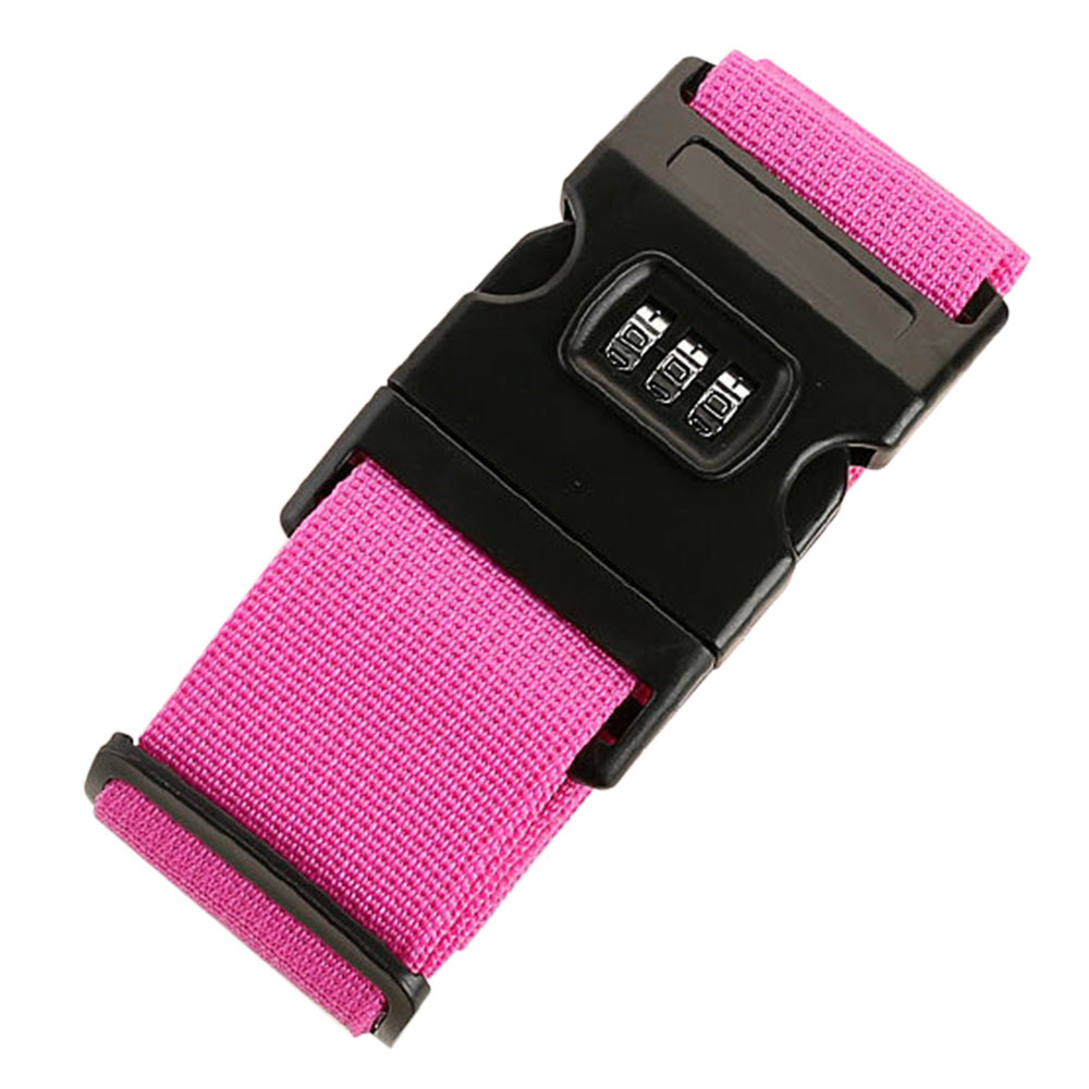 200cm Cross Packing Luggage Strap with Combination Lock for Suitcase