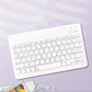 Ultra-Slim Bluetooth Keyboard Portable Mini Wireless Rechargeable Keyboard For IOS Windows