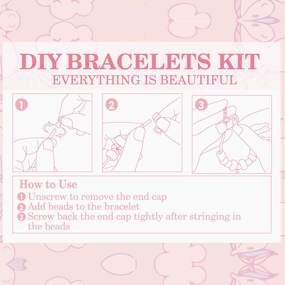 2 Sets Christmas Advent Calendar DIY Bracelet Charm 24 Days Countdown Calendar Box