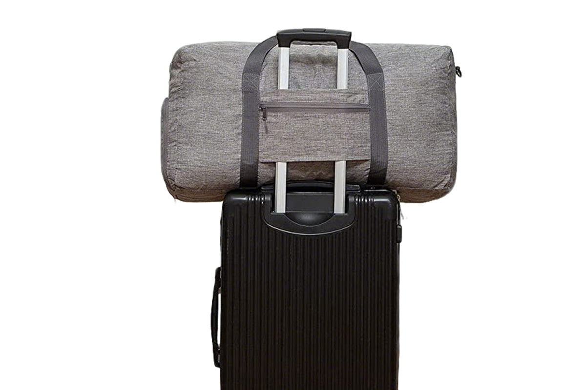Large Foldable Travel Duffel Bag Carry On Shoulder Duffle Bag With Shoe Compartment