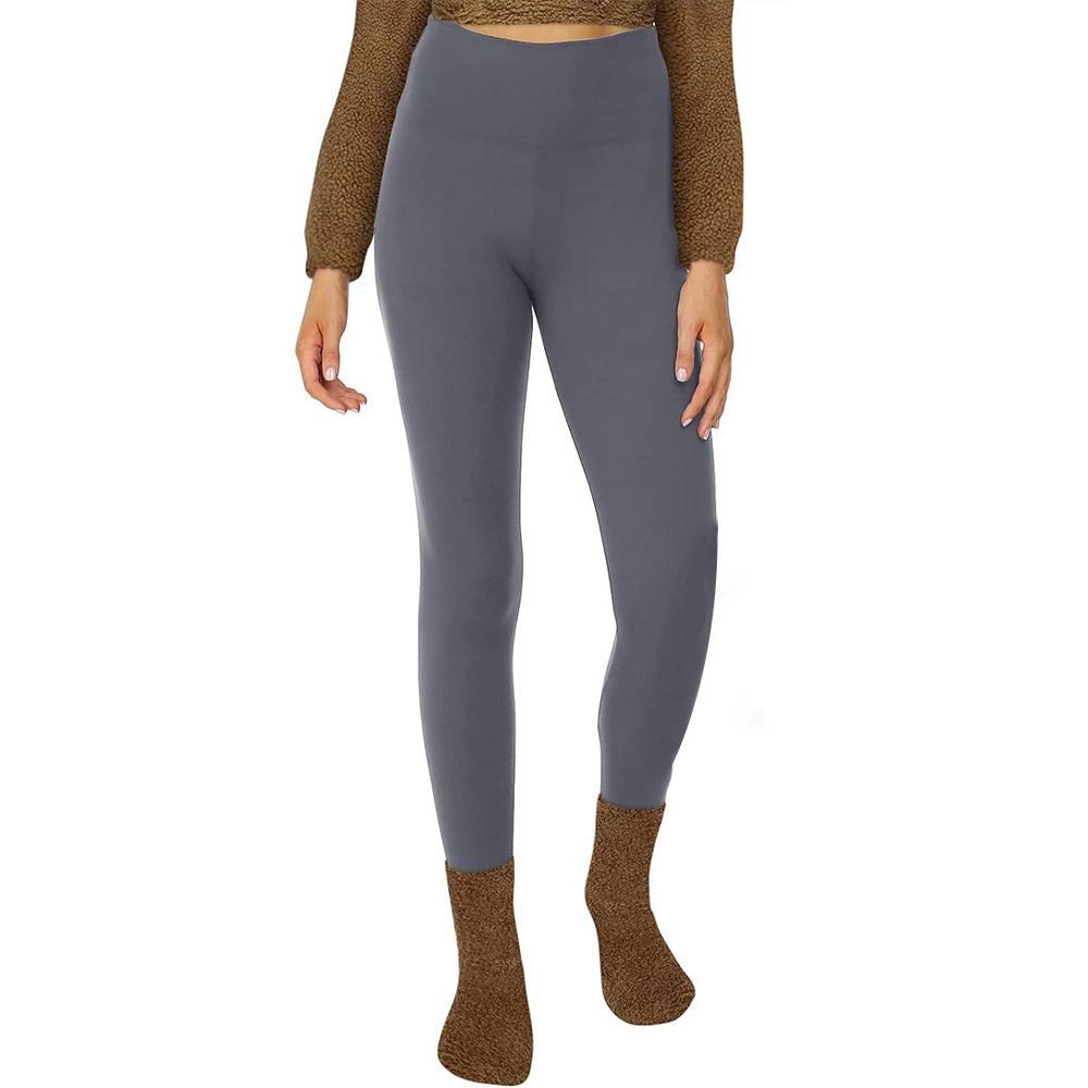 Fleece Lined Women High Waisted Winter Yoga Leggings Pants
