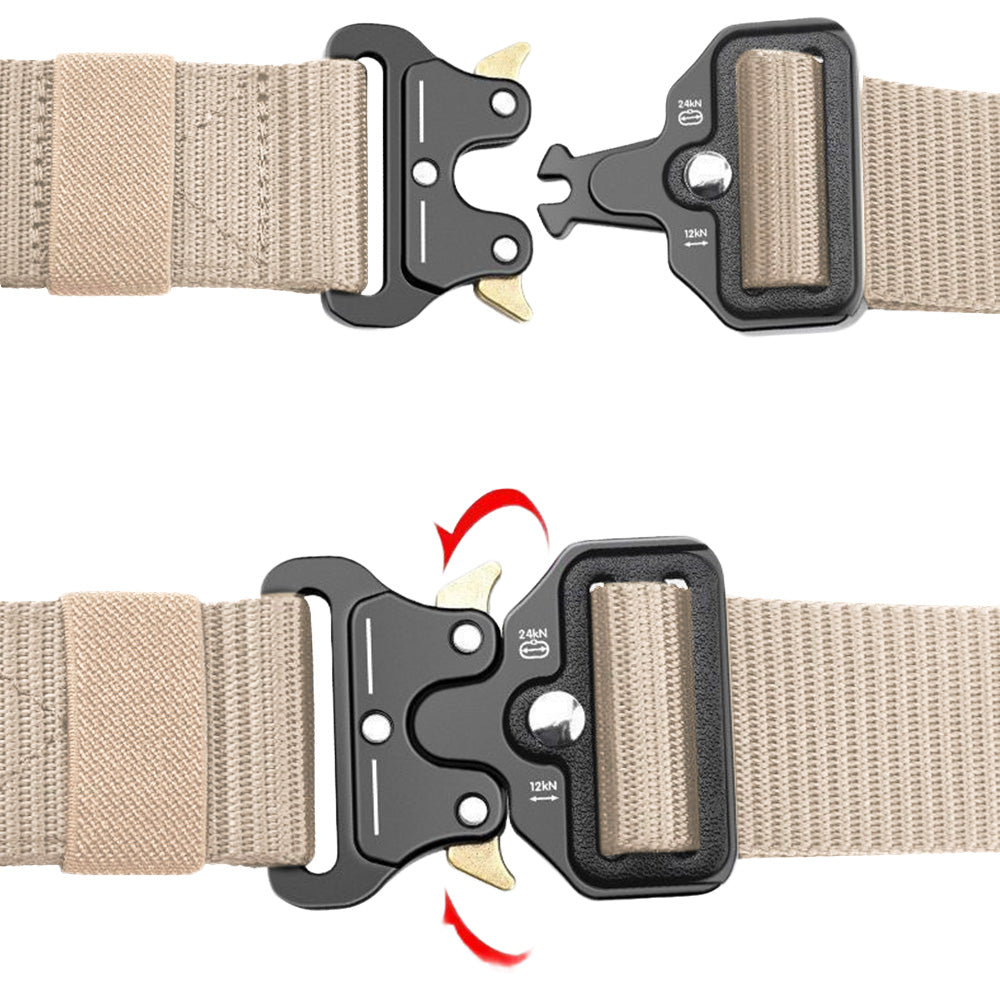 Nylon Tactical Belt Quick-Release for Outdoor Work Daily