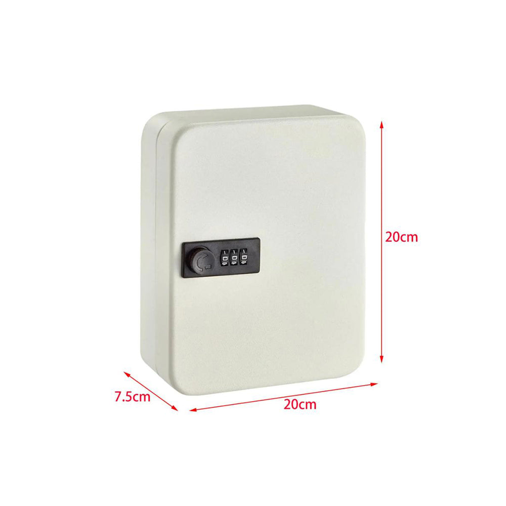 Wall Mount Key Storage Security Combination Lock Cabinet-20 Keys Type