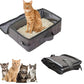 Foldable Portable Travel Litter Box for Cats Waterproof Lightweight & Easy to Clean
