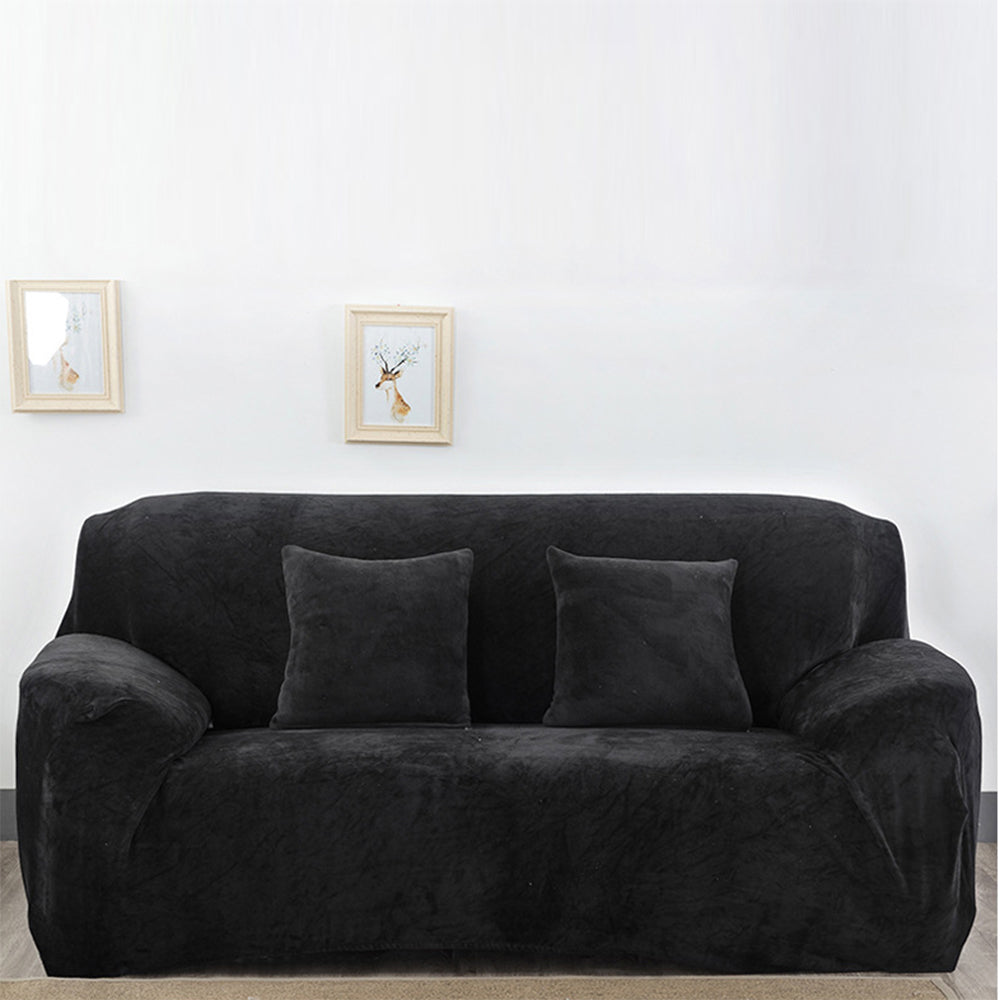 Velvet Plush Stretch Couch Cover