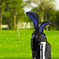 3Pcs Set Golf Club Head Cover for Woods and Driver with Interchangeable Tags 3 4 5 7 X