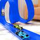 Car Racing Track Set Five Meter Race Track Dual Lane Gravity