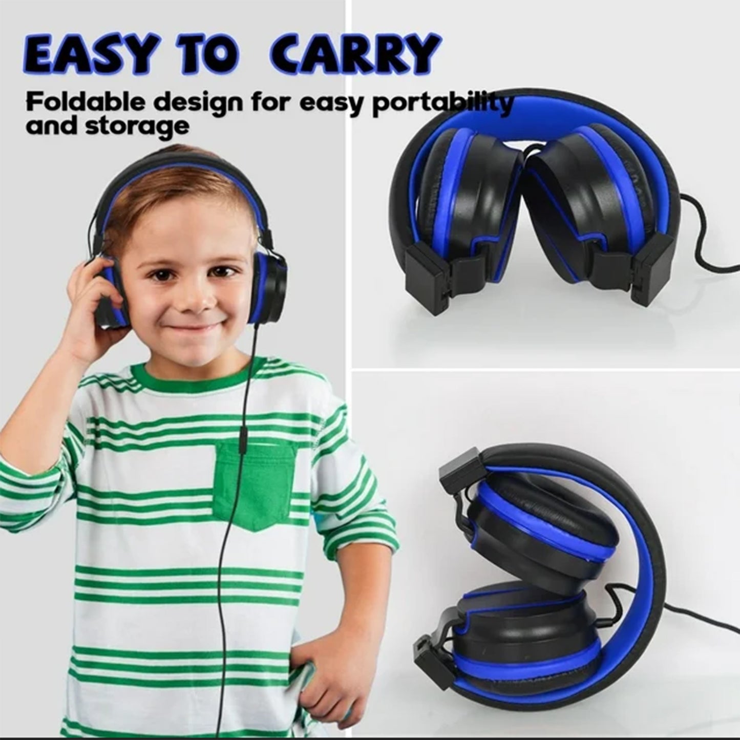 3.5mm Wired Gaming Headset MIC Headphones for PC Mac Laptop Phone