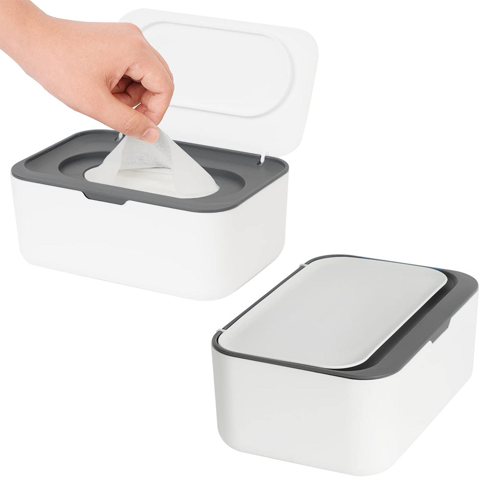Wipes Dispenser Wipes Tissue Storage Case With Lid Refillable Wipe Holder