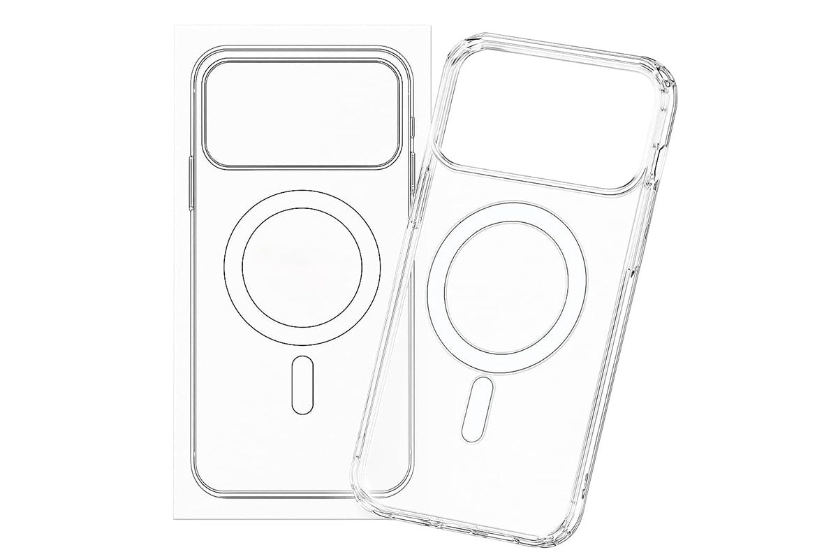 Magnetic MagSafe Phone Case for iPhone 17 Pro Max 17Air Shockproof Matte Protective Cover-Transparent